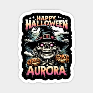 Aurora Halloween Magnet