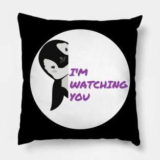 Penguin Watching Pillow