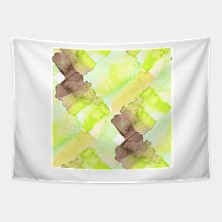 Watercolor chaotic shapes Tapestry