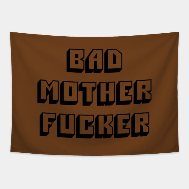 Pulp Fiction - Bad Mother Fucker Tapestry by Dopamine Creative