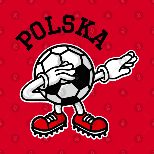 Poland Polska dab dabbing soccer football by LaundryFactory