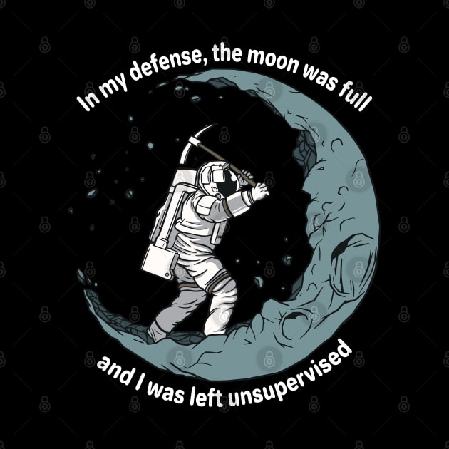 In my defense the Moon was full and I was left unsupervised by Kali Space