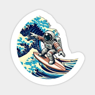 astronaut surfer Magnet