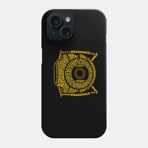 Space Core typography Phone Case by R-evolution_GFX