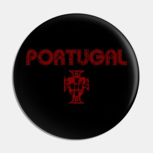 Portugal Distressed (Red) Pin