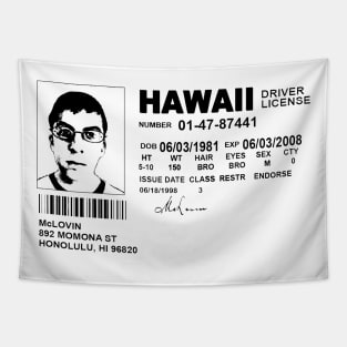 McLovin Stencil Tapestry