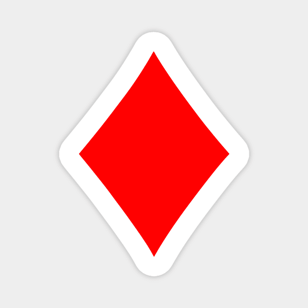 Ace of Diamonds Magnet by phneep