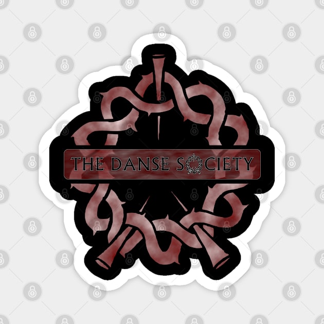 Danse Society Logo - Red Thorns. Magnet by OriginalDarkPoetry