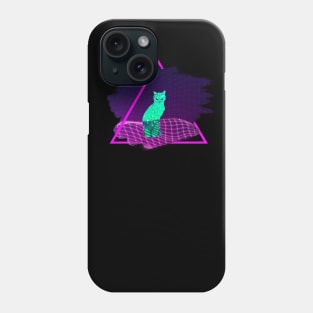 Vaporwave Cat Phone Case