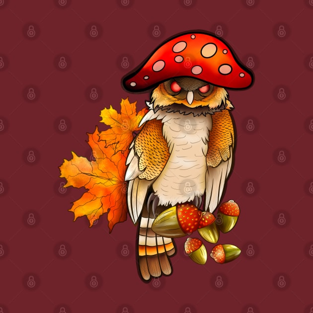 Autumn owl by Icydragon98