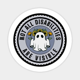 Not all disabilities are visible Blue Magnet