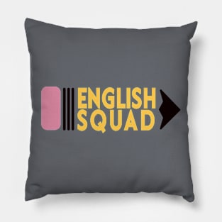 English Squad Fun and Cute English Teacher Back to School Pillow