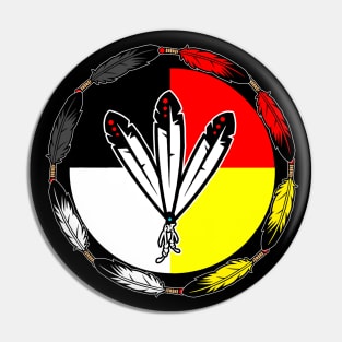 THREE FEATHERS Pin