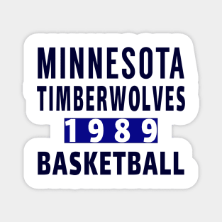 Minnesota Timberwolves Basketball 1989 Classic Magnet