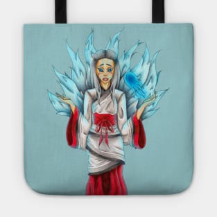 Nine Tails mythological Korean character Tote