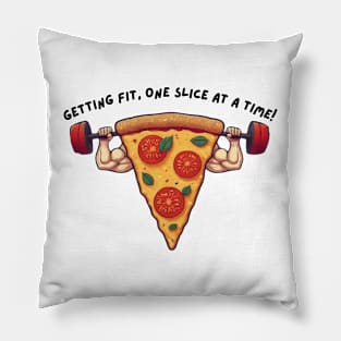 Slice & Sweat: Getting Fit, One Slice at a Time Pillow