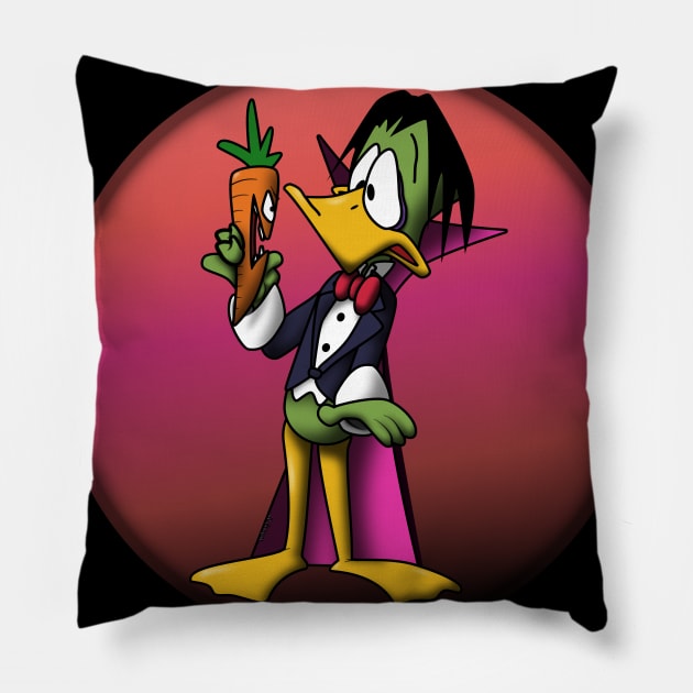 Duckula vs a Carrot Pillow by JAC3D