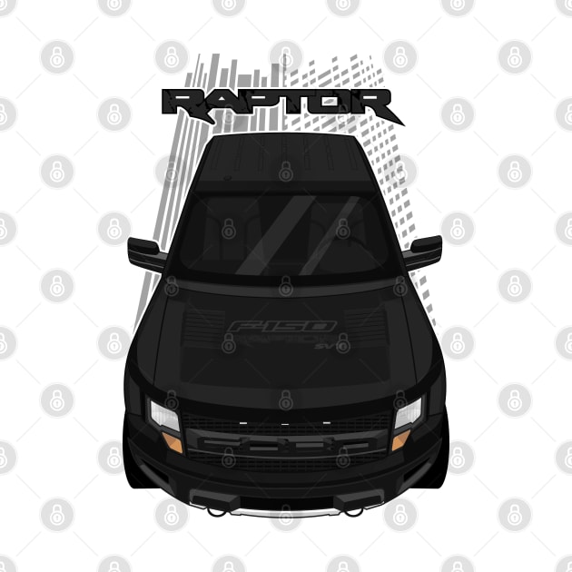 Ford F150 SVT Raptor 2010-2014 - Black and Black by V8social