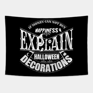 explain halloween decorations Tapestry