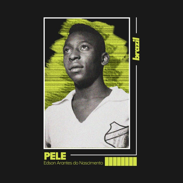 Pele Football Player by InkSpiration