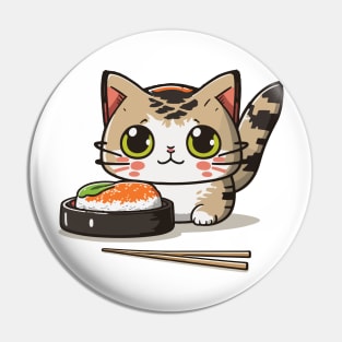 Sushi Cat Pin