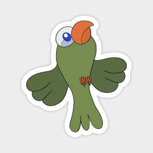 Happy Parrot Magnet