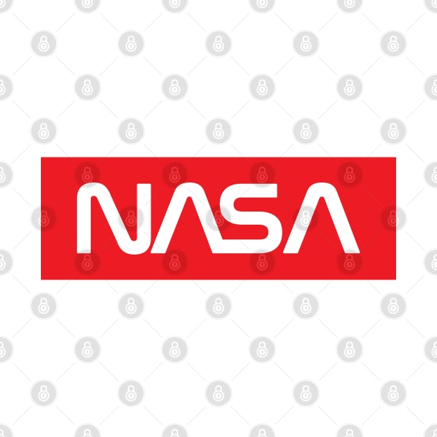 NASA Box Logo - Red 2 by GreazyL