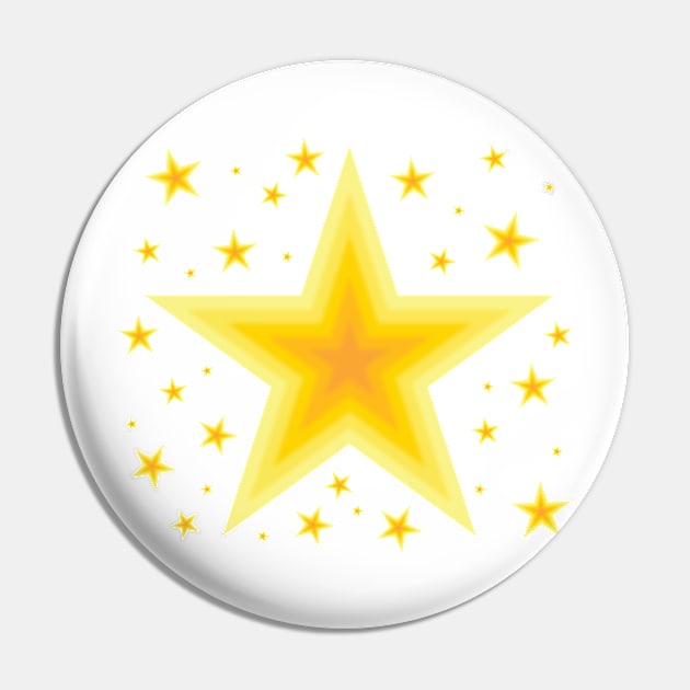 Stars - starry hand drawn doodle design Pin by The Creative Clownfish