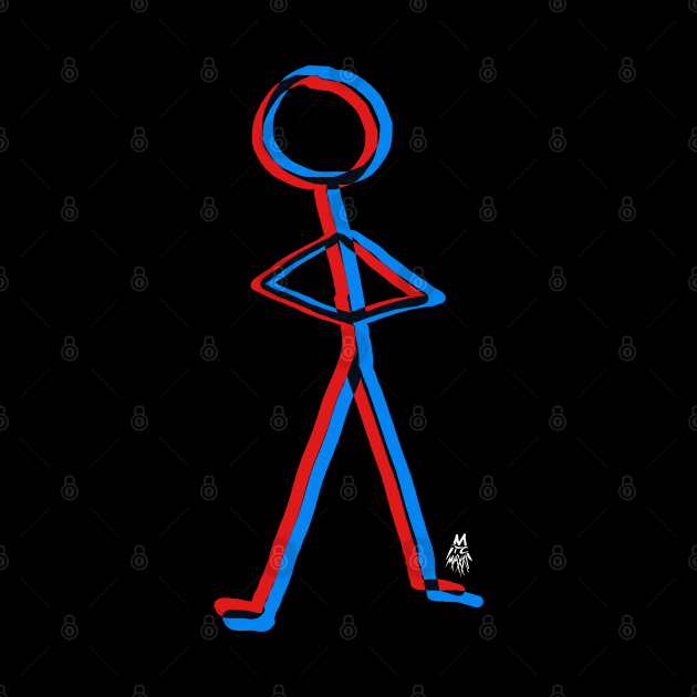 Stick Figure... IN 3D!!! by PickledGenius