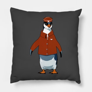 Penguin Flight Attendant Pillow