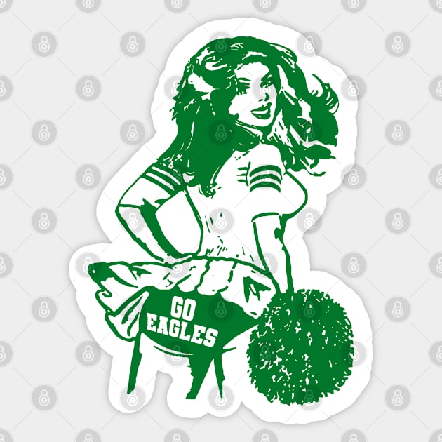 Philadelphia Eagles Retro Round - Sticker