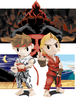 Street Fighter Rivals Magnet