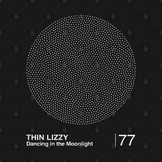 Thin Lizzy / Minimalist Graphic Artwork Design by saudade