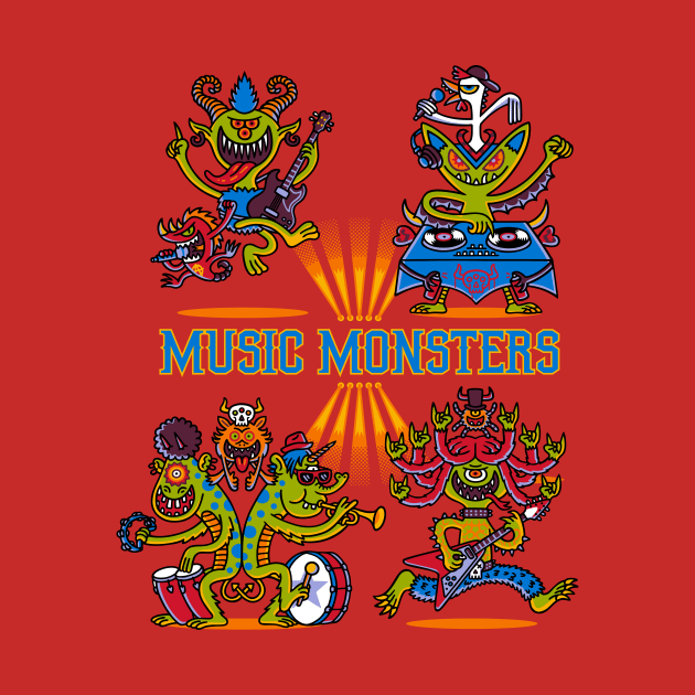 Music monsters by byTxemaSanz