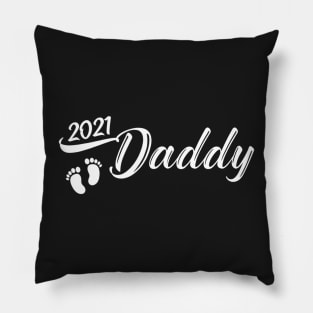 Daddy 2021 Gift for New Father I'm Going to Be a Dad est 2021 Pillow