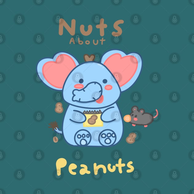 elephants , peanuts and a mouse by Cloudy Cloud Bunny