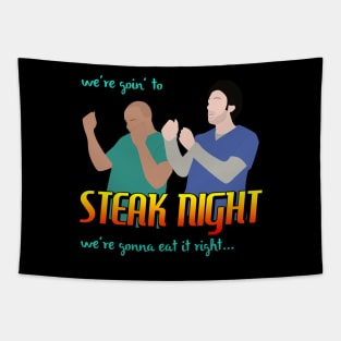 Steak Night Tapestry