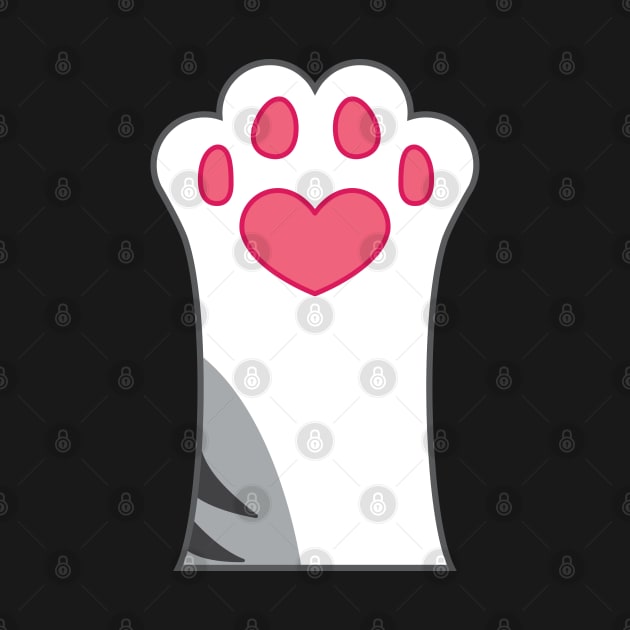 Heart Paw by The Kitten Gallery