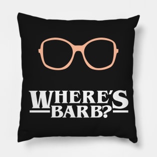 Where's Barb? Pillow