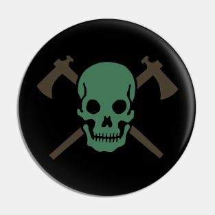 Skull Tomahawk Pin