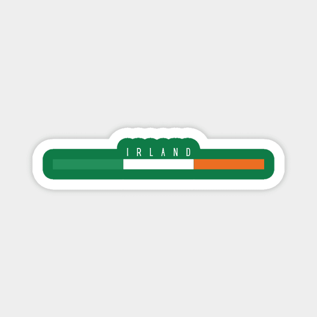 Irland flat flag Magnet by DreamingWhimsy