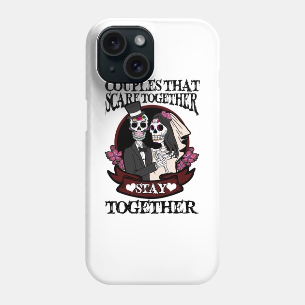 Halloween Couples Matching Phone Case by KsuAnn