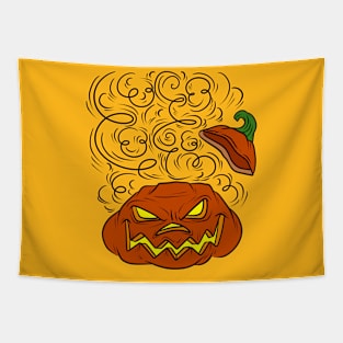 Scary Halloween Jack O' Lantern Tapestry