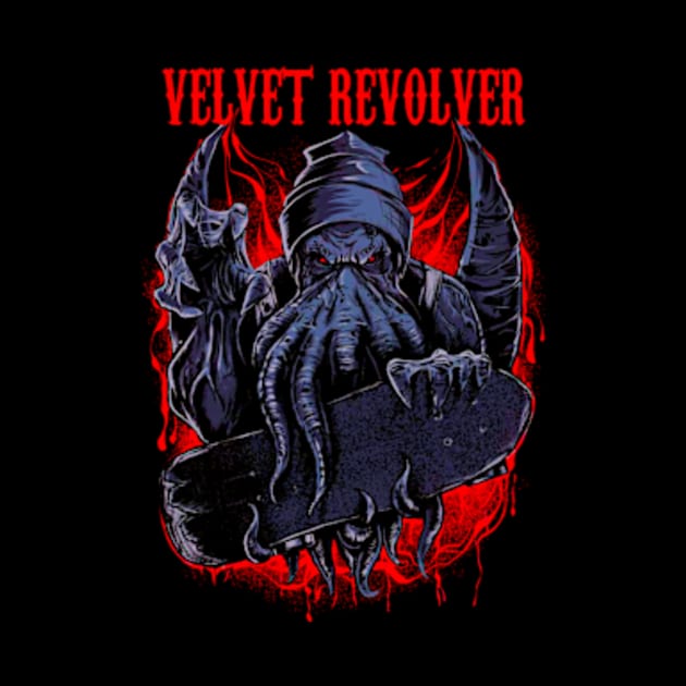 VELVET REVOLVER BAND MERCHANDISE by Rons Frogss