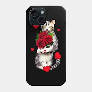 Funny Valentine Love Cats Phone Case