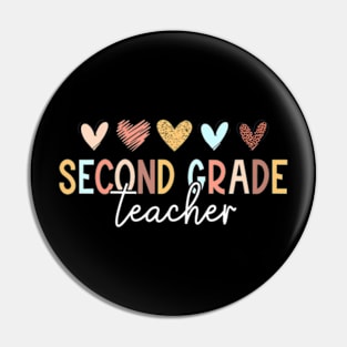 Second 2nd Grade Teacher First Day of School Back To School Pin