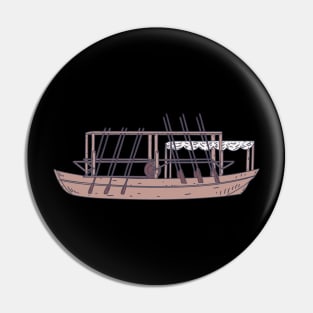 Steamboat - Steam Power - First Steamer Boat Pin