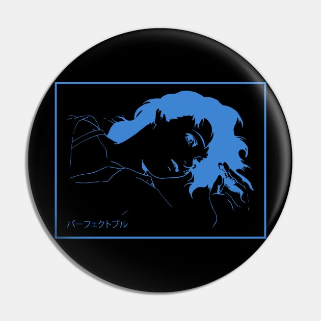 Perfect Blue Pin by RAdesigns