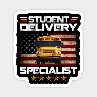 Funny School Bus Driver Magnet