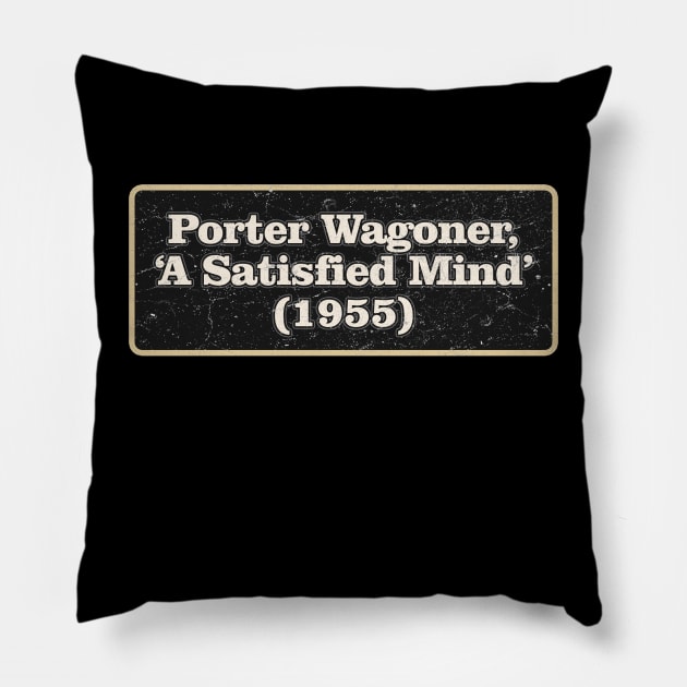 Porter Wagoner vintage #1 Pillow by NYINDIRPROJEK